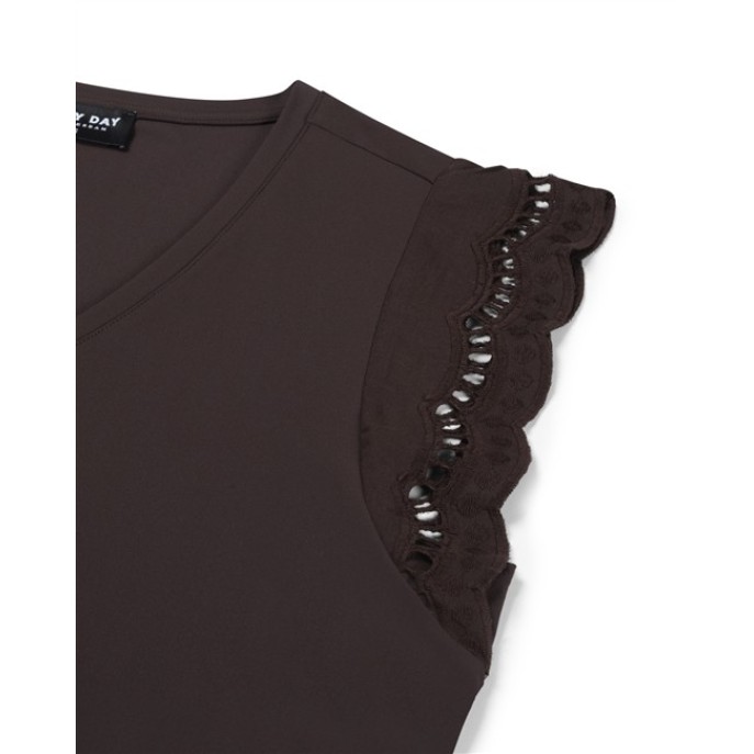 Lady Day T-shirt Lake L24.375.3223 bruin Lady Day T-shirt Lake L24.375.3223 bruin